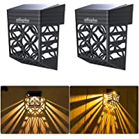 Los mejores  - Etlephe Luz Solar Exterior- 2 Unidades LED Iluminacion Exterior Solar Impermeable con Sensor de Luz Tenue Encendido…